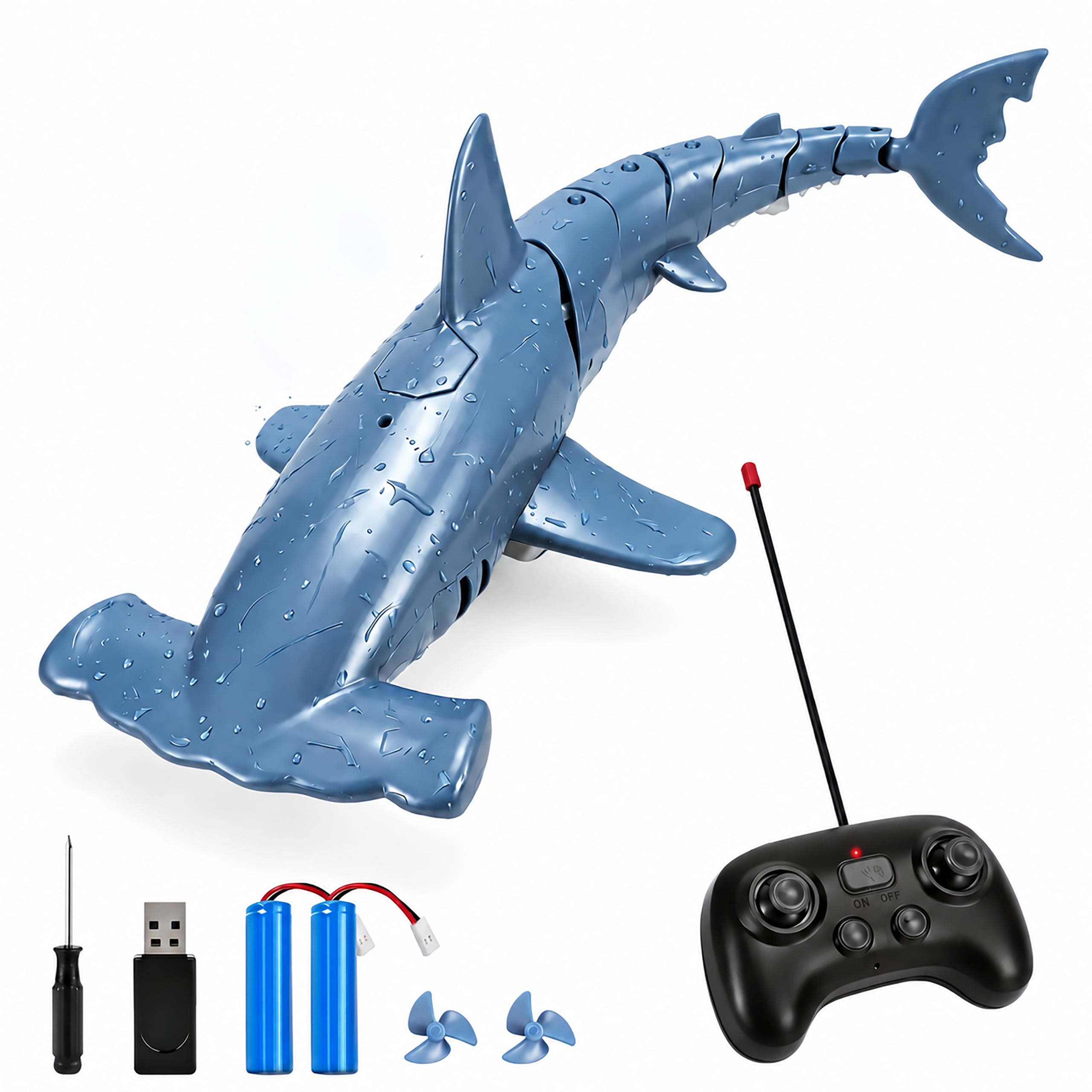 Amazon.co.jp: WoLraYuan サメ ラジコン 水中おもちゃ 2.4GHz 潜水操作